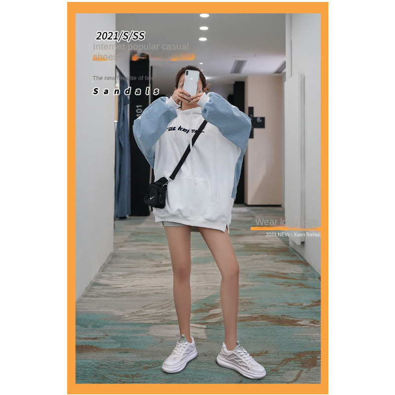 Pantofi albi mici din plasă Pantofi de damă, vara 2023, versatilă, cu ochiuri, respirabile, pantofi sport cu plasă, pantofi din plasă