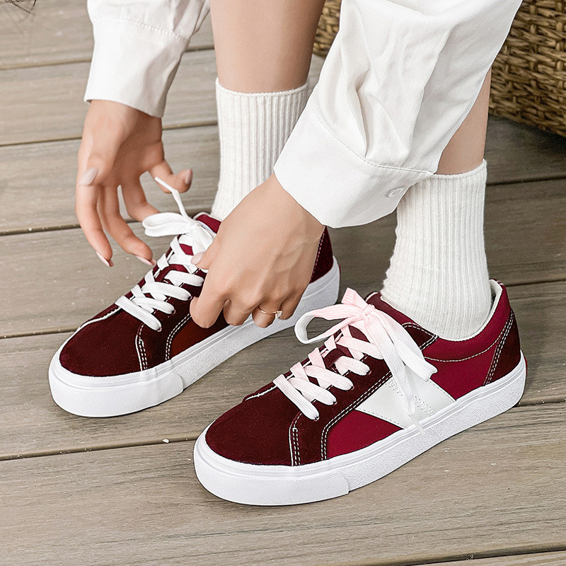 Pantofi de pânză în carouri mozabile de modă Pantofi de damă cu șireturi Pantofi de sport ocazional în aer liber pentru bărbați Pantofi de bord respirabili pentru cupluri