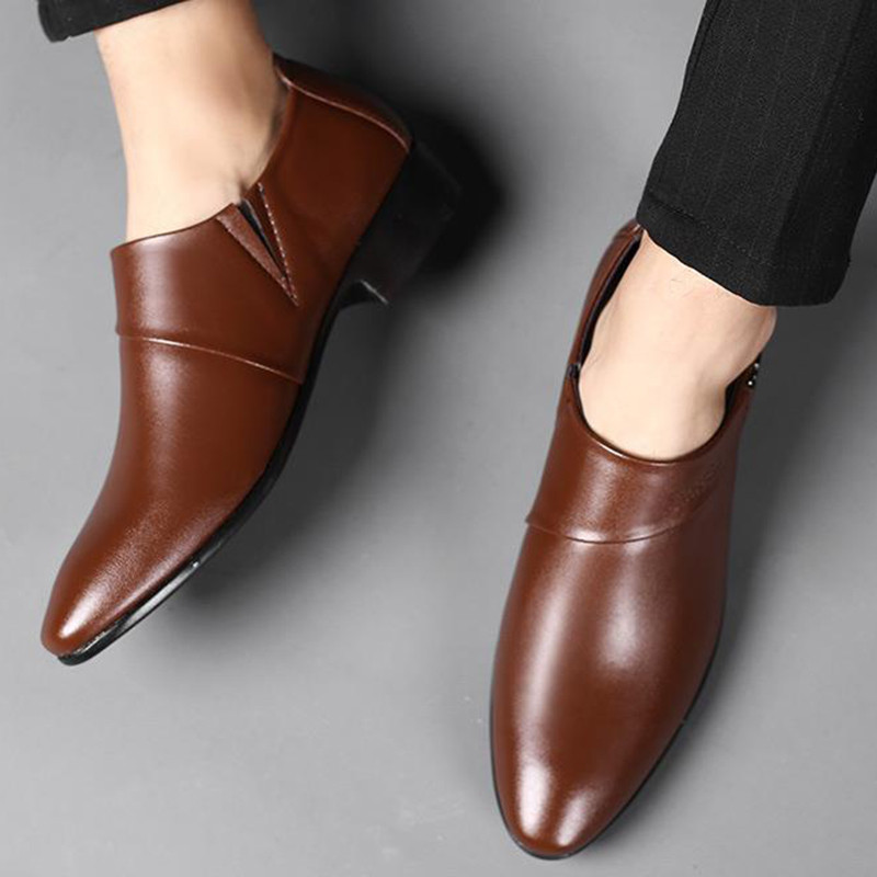 Kožne cipele za muškarce Luksuzna svečana haljina Muške velike veličine Vjenčanje za uredske poslove Poslovne ležerne oksfordice Mokasinke Fomer