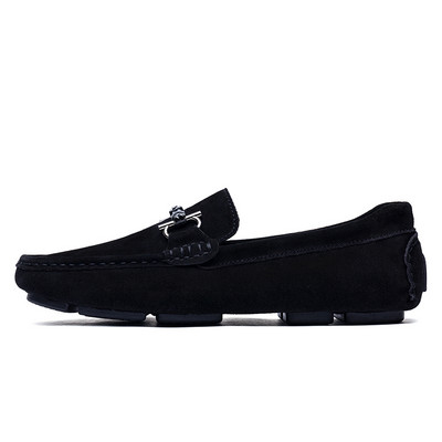 Ljetne muške cipele od antilopa od kože Modne muške cipele za slobodno vrijeme Muške natikače Mokasine Muška meka ravna obuća za vožnju koja se ne kliže