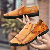 Mocasini casual Pantofi din piele pentru bărbați 2023 pantofi de conducere pentru bărbați de marcă de lux Mocasini pentru bărbați cu încălțăminte la modă.