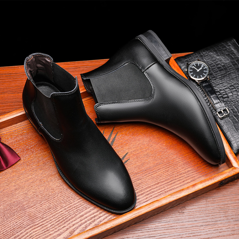 Cizme Chelsea de lux pentru bărbați din 2022 Cizme de iarnă pentru bărbați de designer Cizme de iarnă din blană de pluș, mărime mare46 47 48