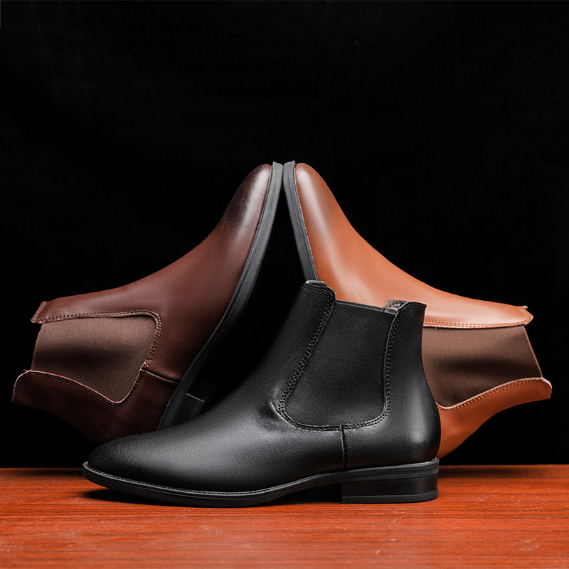 Cizme Chelsea de lux pentru bărbați din 2022 Cizme de iarnă pentru bărbați de designer Cizme de iarnă din blană de pluș, mărime mare46 47 48