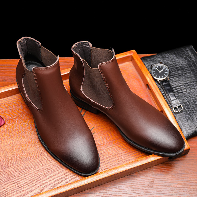 Cizme Chelsea de lux pentru bărbați din 2022 Cizme de iarnă pentru bărbați de designer Cizme de iarnă din blană de pluș, mărime mare46 47 48