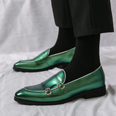 Designer de lux Special Verde Mov Negru Pantofi cu curele de călugăr pentru bărbați rochie de bal de nuntă formală de acasă Sapatos Tenis Masculino