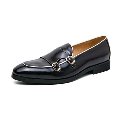 Designer de lux Special Verde Mov Negru Pantofi cu curele de călugăr pentru bărbați rochie de bal de nuntă formală de acasă Sapatos Tenis Masculino