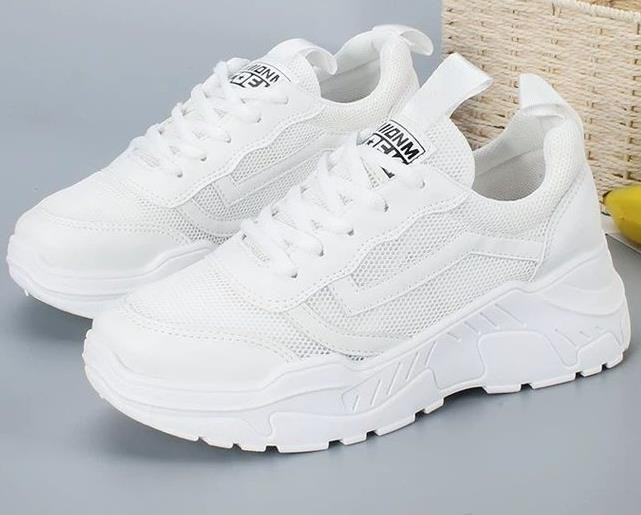 Pantofi ocazional noi pentru femei, pantofi confortabili, cu plasă respirabilă, pantofi albi pentru femei, pantofi vulcanizați, pantofi pentru femei