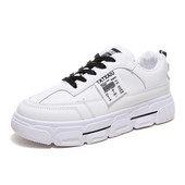 Nove univerzalne cipele s platformom, studentice, bijele cipele s okruglim prstima, cipele na vezanje, ženski trend modni/ S20