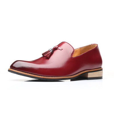 Ανδρικά παπούτσια φόρεμα Gentlemen βρετανικό στυλ Paty δερμάτινα παπούτσια γάμου Ανδρικά φλατ δερμάτινα επίσημα παπούτσια Oxfords