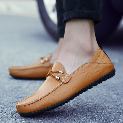 WEH Muške cipele Mekane kožne svečane cipele 2023 Modne cipele za vožnju Klasične natikače Ravne cipele Mokasine na otvorenom Velike veličine 46 47