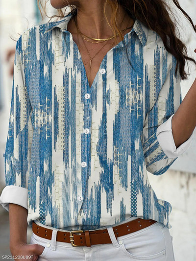 Ženska košulja dugih rukava, sveobuhvatna elegantna košulja, ženska modna ležerna majica