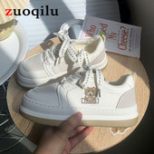 Γυναικεία πάνινα παπούτσια για skateboarding kawaii bear patchwork γυναικεία αθλητικά παπούτσια casual παπούτσια λευκά κορδόνια μέχρι βουλκανισμένα γυναικεία παπούτσια