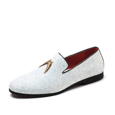 Mocași cu sclipici la modă italiană pentru bărbați, nou sosire 2021, rochie de mireasă cu coafură, pantofi formali, pantofi eleganti de petrecere pentru bărbați, clasici