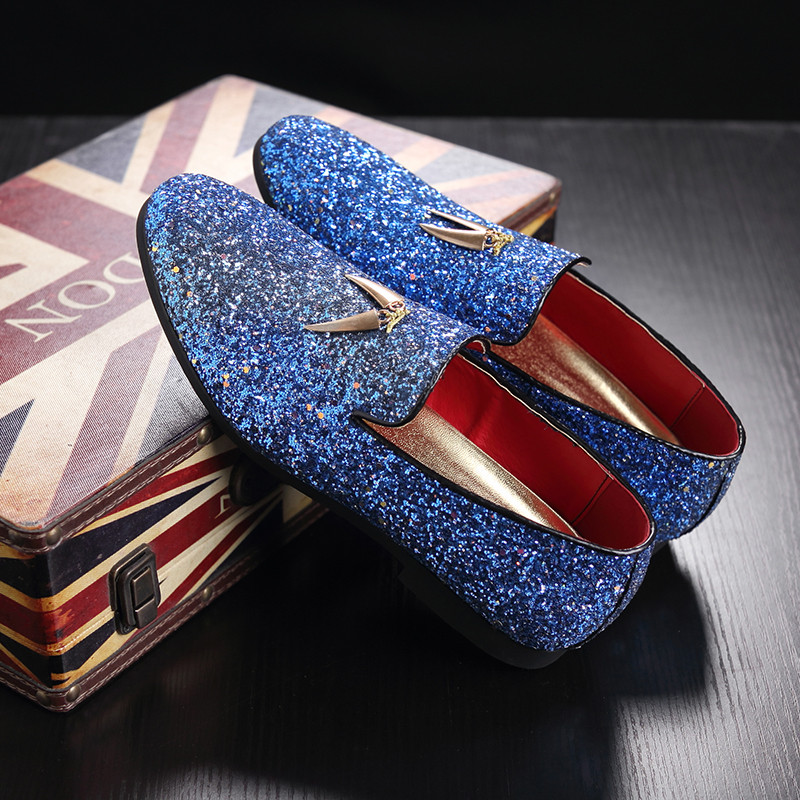 Mocași cu sclipici la modă italiană pentru bărbați, nou sosire 2021, rochie de mireasă cu coafură, pantofi formali, pantofi eleganti de petrecere pentru bărbați, clasici