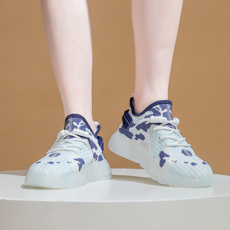 2024, pantofi noi pentru sport în aer liber, pantofi pentru femei, cu țesut cu zburătoare, pantofi din nucă de cocos, anti-alunecare, respirabili, ușoare, modă, versatil, pantofi la modă