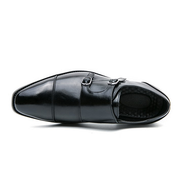 Luxury Designer New Monk Strap Μαύρα Καφέ Παπούτσια Οξφόρδης για Ανδρικό Επίσημο Φόρεμα Αποδοχής Γάμου Επιστροφή στο σπίτι Sapatos Tenis Masculino