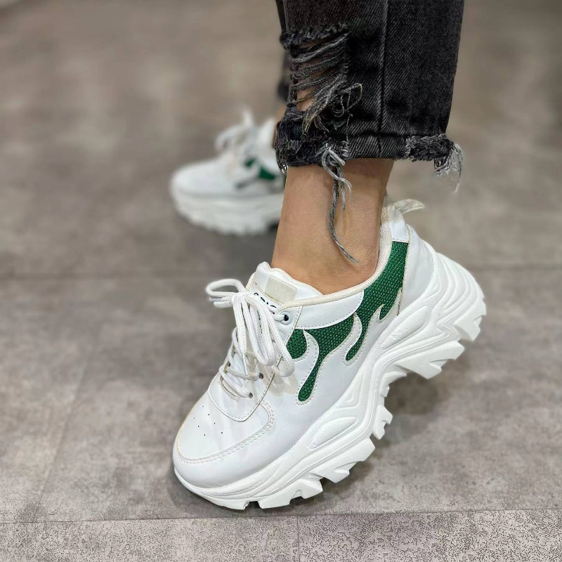 Luxury Woman Casual Παπούτσια Πλατφόρμα Damping Sneakers Vulcanized Αθλητικά Παπούτσια Fashion Trainers Χοντροκομμένα γυναικεία παπούτσια Zapatos Hombre