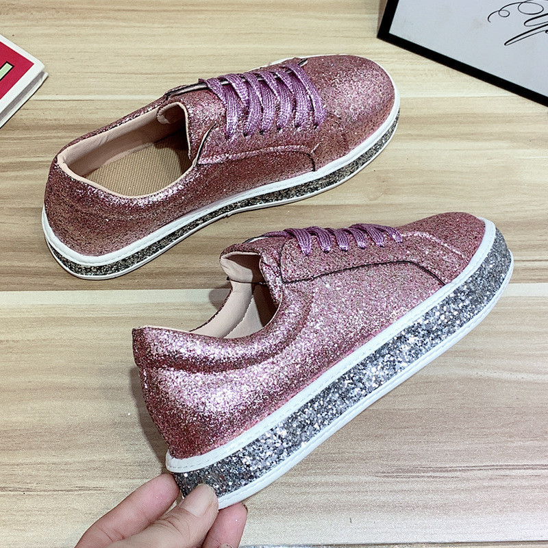 Pavasario rudeniniai moteriški batai Madingi sportbačiai Kalnų krištolas platforma Vulkanizuoti batai moterims Moterims Sportiniai bateliai Nauja