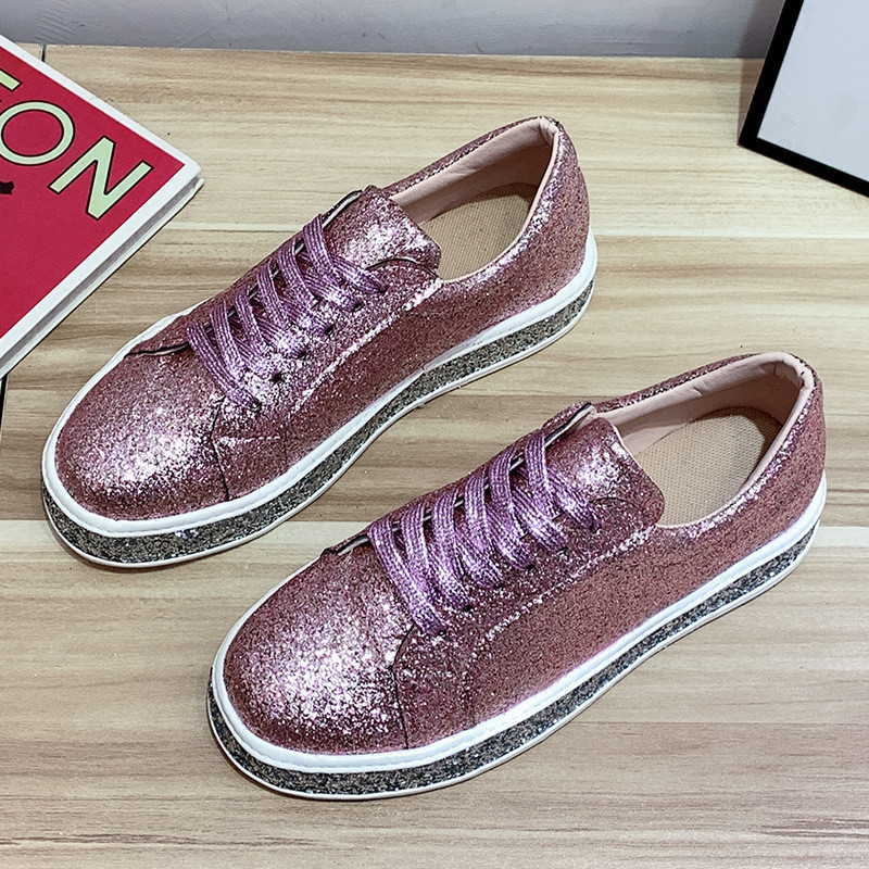 Pavasario rudeniniai moteriški batai Madingi sportbačiai Kalnų krištolas platforma Vulkanizuoti batai moterims Moterims Sportiniai bateliai Nauja