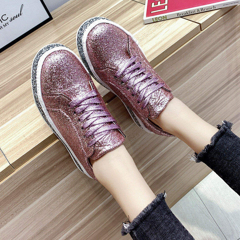 Pavasario rudeniniai moteriški batai Madingi sportbačiai Kalnų krištolas platforma Vulkanizuoti batai moterims Moterims Sportiniai bateliai Nauja