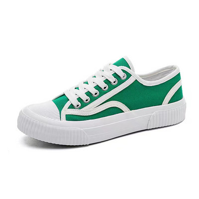 Pantofi de damă, cu flori, 2022, pentru toate anotimpurile, clasici, retro, pentru femei, țesătură din denim, cu șireturi, pantofi de pânză ocazional, pantofi de dimensiuni mari în aer liber