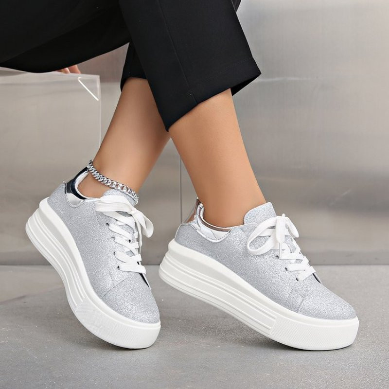 2024 Καλοκαίρι άνοιξη αναπνέει casual παπούτσια Γυναικεία χοντρό πάτο Ζευγάρι Ογκώδη αθλητικά παπούτσια για εξωτερικούς χώρους Αθλητικά παπούτσια Μόδα παπούτσια για πατίνια