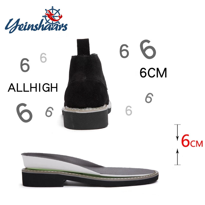 Muške čizme Cipele za dizanje Cipele za povećanje visine za muškarce Poslovni uložak za povećanje visine 6 cm Svečane vjenčane cipele Crna kožna