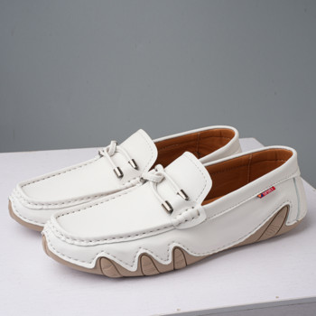 Casual δερμάτινα παπούτσια για άντρες ιταλικής μάρκας πολυτελείας Παπούτσια φορέματος υψηλής ποιότητας Κλασικά κοινωνικά παπούτσια γάμου Δωρεάν αποστολή Moccassin