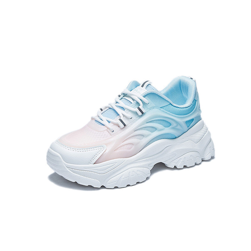 Αθλητικά αθλητικά παπούτσια με αναπνέουσα πλατφόρμα 2023 μεικτά χρώματα Νέα περιστασιακά δικτυωτά, ελαφριά παπούτσια για τρέξιμο Sprots Μόδα Άνοιξη Φθινόπωρο