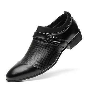 2021 Νέα επώνυμα ανδρικά επίσημα παπούτσια slip on pointed toe λουστρίνι λουστρίνι Oxford παπούτσια για ανδρικά παπούτσια Business Plus μέγεθος 38-48