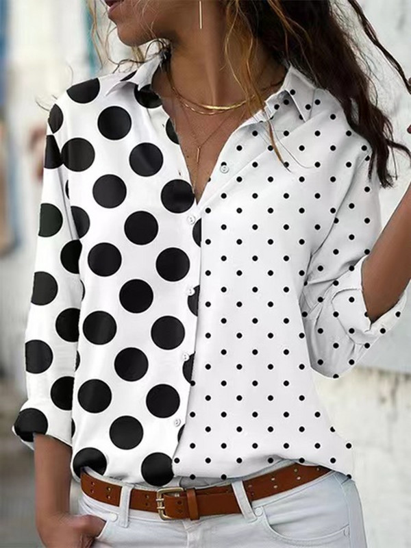 Timp liber Cămăși Albe Galbene Cardigan cu rever cu nasturi Top Damă Cămașă cu mânecă lungă lejeră Bluze pentru femei Bluse de toamnă pentru femei