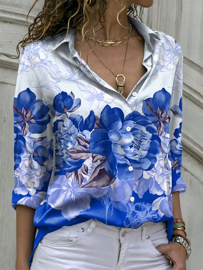 Cămașă cu mânecă lungă pentru femei Cămașă elegantă la modă pentru femei Topuri casual