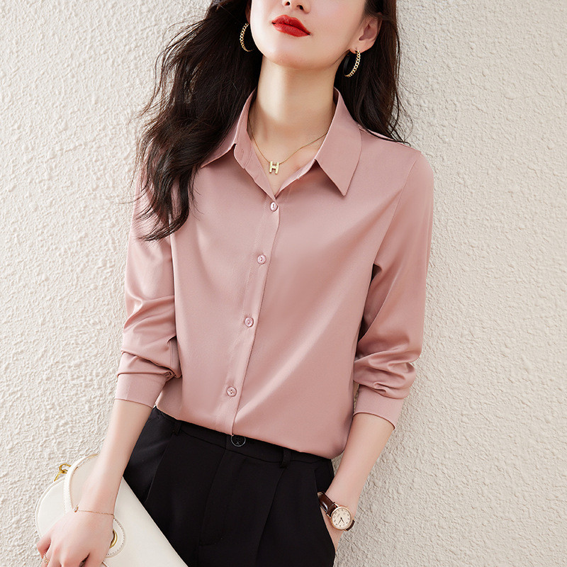 Cămașă cu nasturi la modă de toamnă, bluză vintage de primăvară, femei, albă, cu mâneci lungi, cămăși largi Streetwear, topuri de design