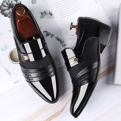 Costume Bărbați Pantofi Slip on Bărbați Pantofi de rochie Bărbați Oxfords Moda Business Rochie Bărbați Pantofi clasici din piele Bărbați Pantofi de mireasă