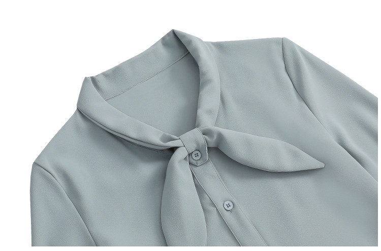 Bluza Žene Blusas Mujer De Moda 2023 Ženske bluze dugih rukava Košulje Mašna ovratnik Šifon Bluza Majice majica Ženske Blusa D502