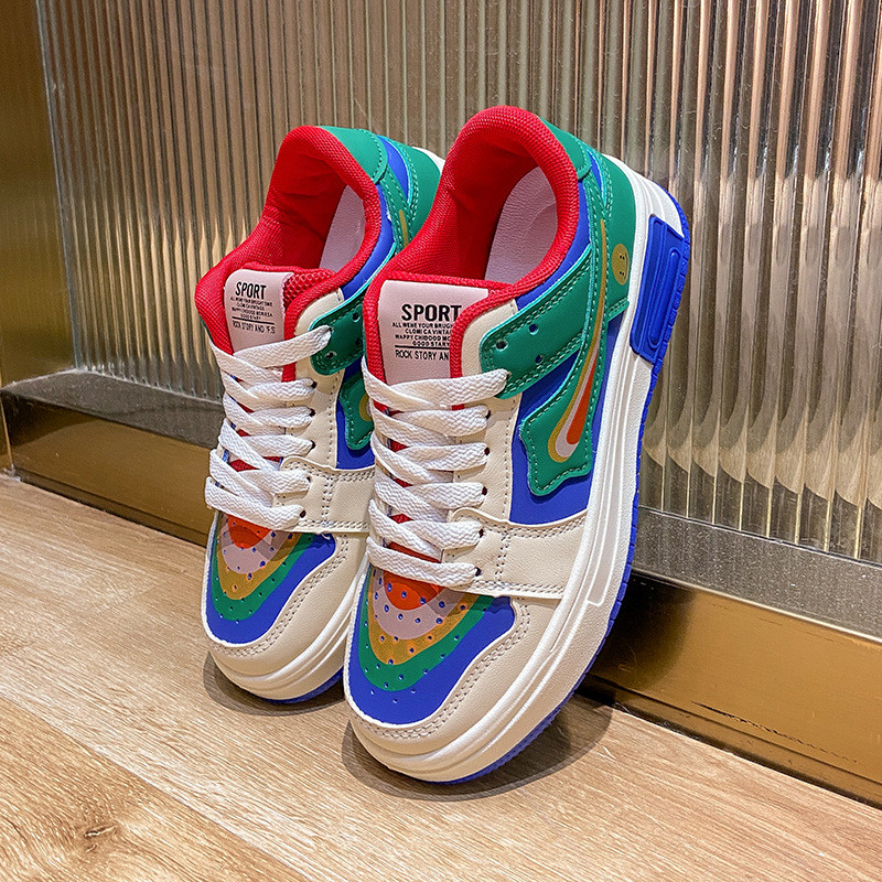 Γυναικεία πάνινα παπούτσια φθινόπωρο 2022 Νέες παραλαβές Μικτά χρώματα Αθλητικά παπούτσια για τρέξιμο Γυναικεία αθλητικά παπούτσια που αναπνέουν Βουλκανιζέ παπούτσια Παπούτσια