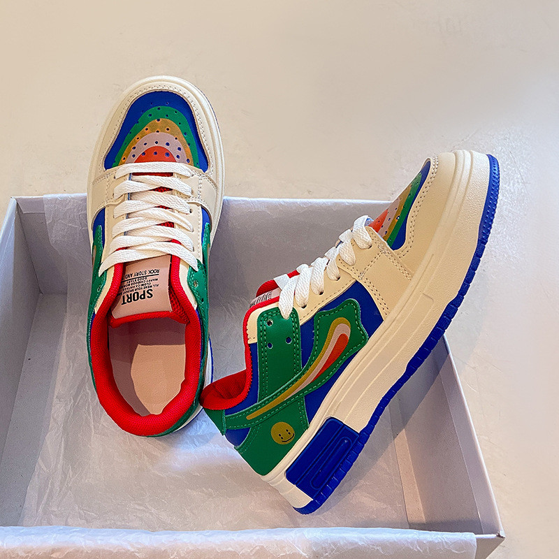 Γυναικεία πάνινα παπούτσια φθινόπωρο 2022 Νέες παραλαβές Μικτά χρώματα Αθλητικά παπούτσια για τρέξιμο Γυναικεία αθλητικά παπούτσια που αναπνέουν Βουλκανιζέ παπούτσια Παπούτσια