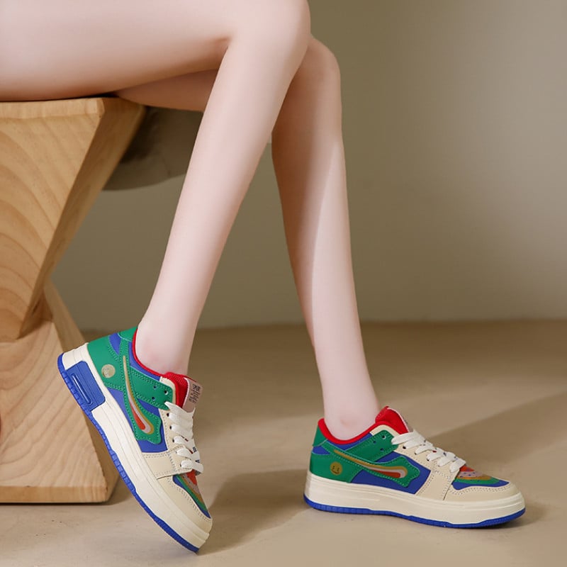 Γυναικεία πάνινα παπούτσια φθινόπωρο 2022 Νέες παραλαβές Μικτά χρώματα Αθλητικά παπούτσια για τρέξιμο Γυναικεία αθλητικά παπούτσια που αναπνέουν Βουλκανιζέ παπούτσια Παπούτσια