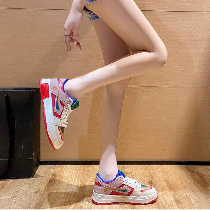 Γυναικεία πάνινα παπούτσια φθινόπωρο 2022 Νέες παραλαβές Μικτά χρώματα Αθλητικά παπούτσια για τρέξιμο Γυναικεία αθλητικά παπούτσια που αναπνέουν Βουλκανιζέ παπούτσια Παπούτσια