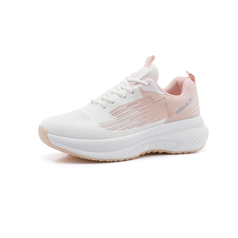 Versiunea coreeană a pantofilor pentru femei cu țesut zburător, vara 2023, pantofi sport noi pentru studenți, pantofi casual respirabili pentru alergare