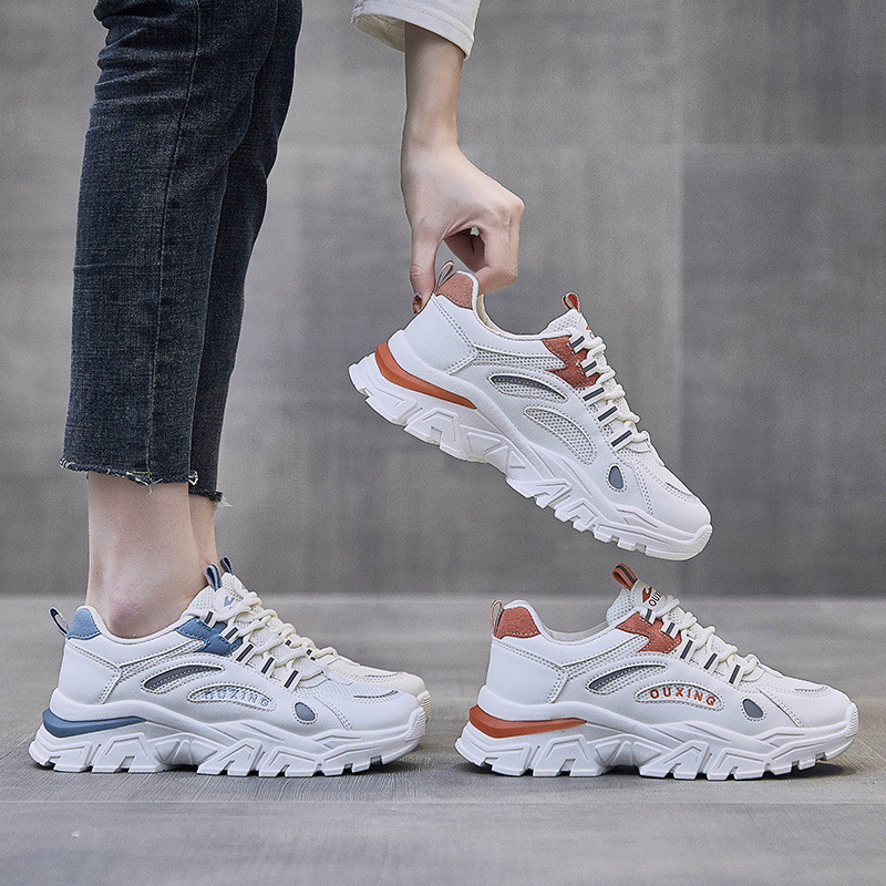 Moteriški bėgimo bateliai 2022 m. pavasario madingi, balti sportbačiai, moteriški teniso, kvėpuojantys, patogūs treniruokliai, vulkanizuoti batai