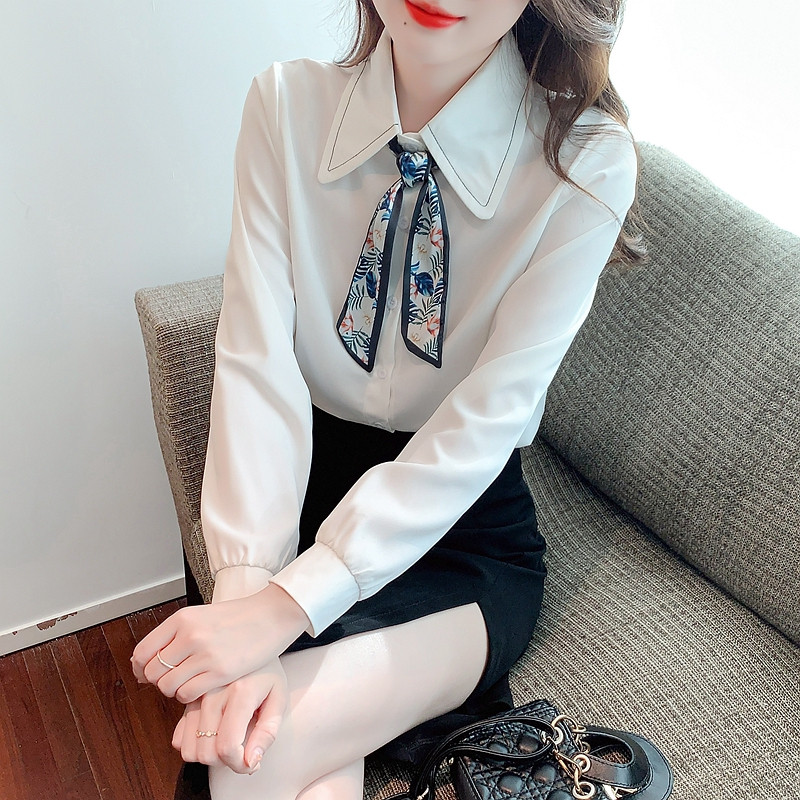 Bluză cu mânecă lungă pentru femei, cu guler răsturnat, bluză, cămașă, bluze, pentru femei, pentru femei, de moda 2023, bluze, pentru femei, bluse, pentru femei, G206