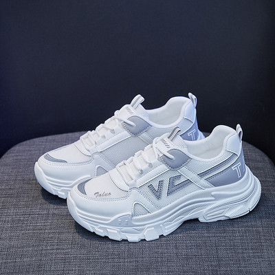 Αθλητικά παπούτσια πλατφόρμας Γυναικεία λευκά παπούτσια Καλοκαίρι 2022 Mesh Lace-up Vulcanize Running Tennis Γυναικεία σχεδιάστρια παπουτσιών μπάσκετ