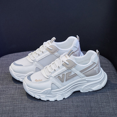 Αθλητικά παπούτσια πλατφόρμας Γυναικεία λευκά παπούτσια Καλοκαίρι 2022 Mesh Lace-up Vulcanize Running Tennis Γυναικεία σχεδιάστρια παπουτσιών μπάσκετ