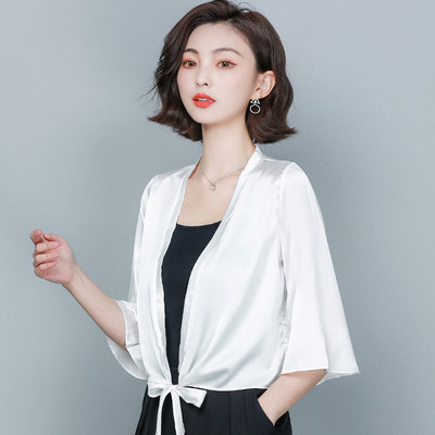 Lady Cape Jednostavan proljeće ljeto Ženska navlaka za slijeganje ramena Party Wraps Visokokvalitetna kratka odjeća za zaštitu od sunca