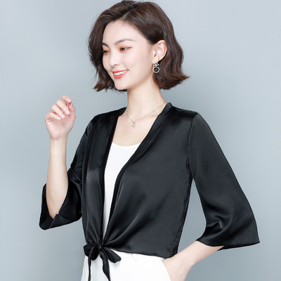 Lady Cape Jednostavan proljeće ljeto Ženska navlaka za slijeganje ramena Party Wraps Visokokvalitetna kratka odjeća za zaštitu od sunca