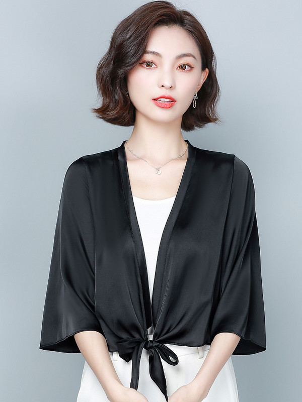 Lady Cape Jednostavan proljeće ljeto Ženska navlaka za slijeganje ramena Party Wraps Visokokvalitetna kratka odjeća za zaštitu od sunca