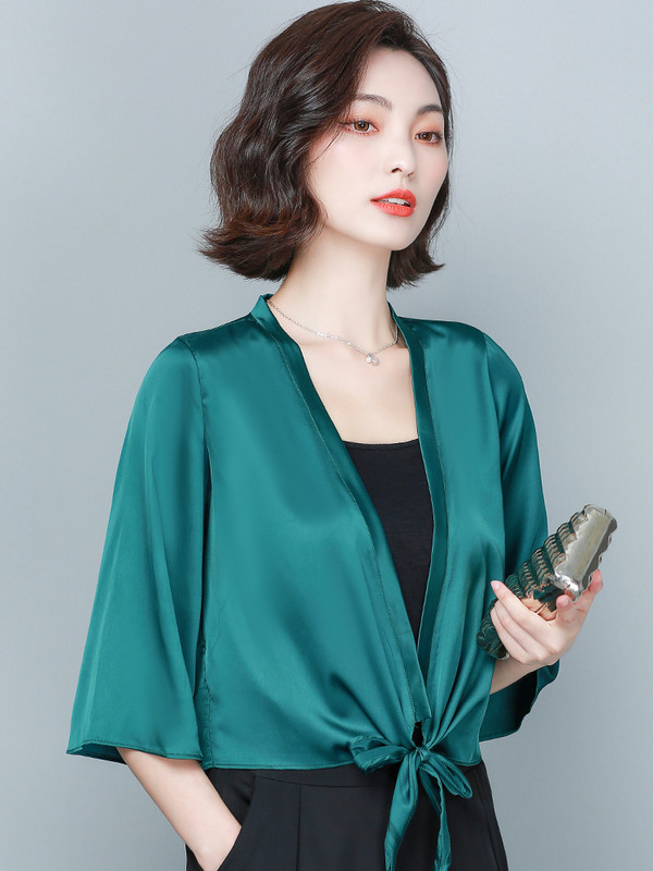 Lady Cape Jednostavan proljeće ljeto Ženska navlaka za slijeganje ramena Party Wraps Visokokvalitetna kratka odjeća za zaštitu od sunca