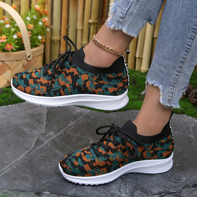 Női kényelmes lapos cipők Trend Alkalmi lapos cipők Kerek orrú, éksarkú cipők Sétacipők Slip on Loafers Sportcipők