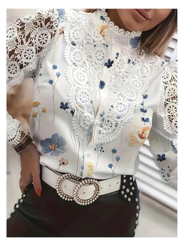 Madingi marškinėliai Moteriški pavasario rudeniniai elegantiški V kaklo ilgomis rankovėmis raukiniai tuščiaviduriai viršutinė palaidinė Laisvalaikio moteriško biuro marškinėliai